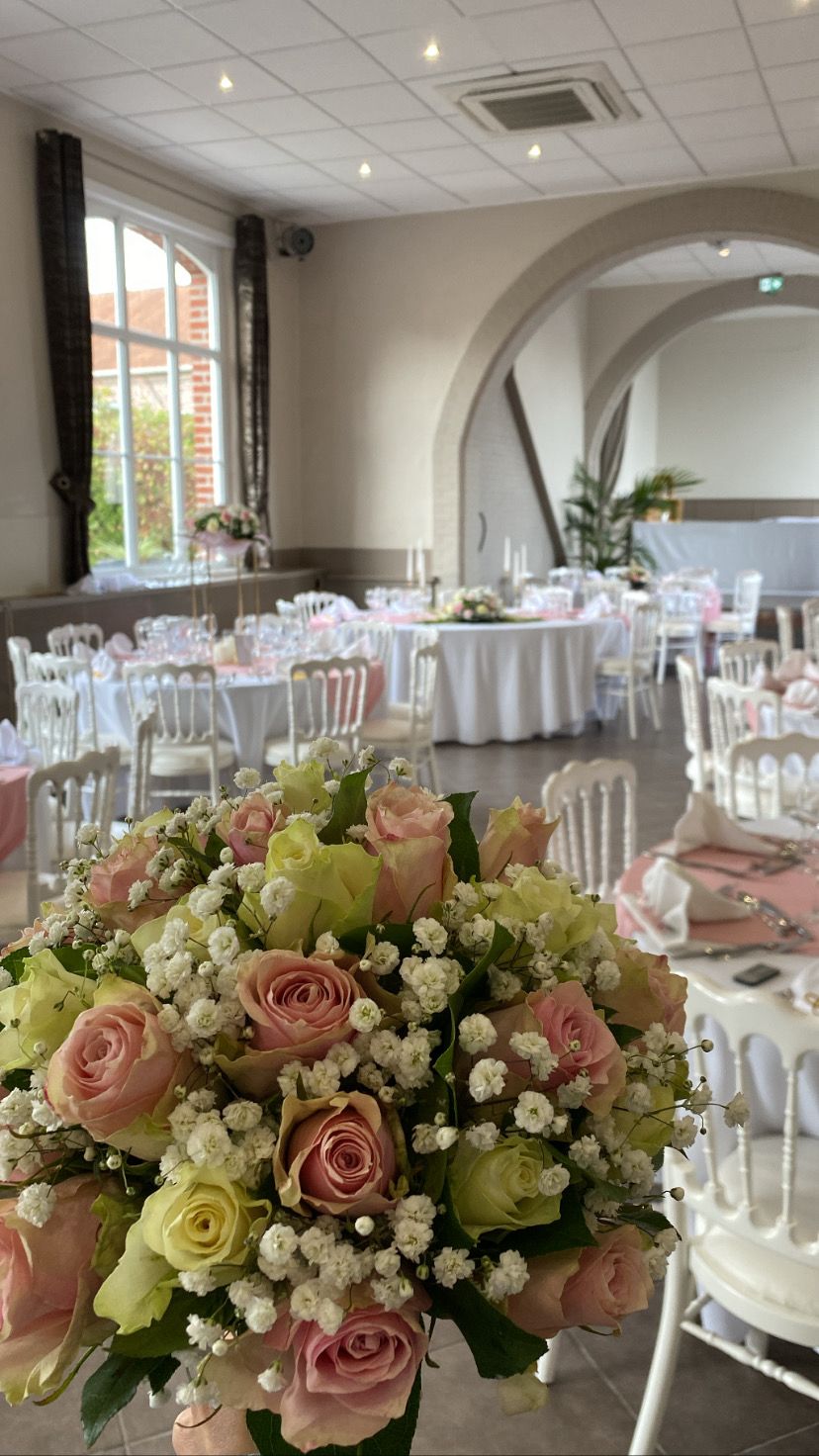 Centre de table Pastel Romantique