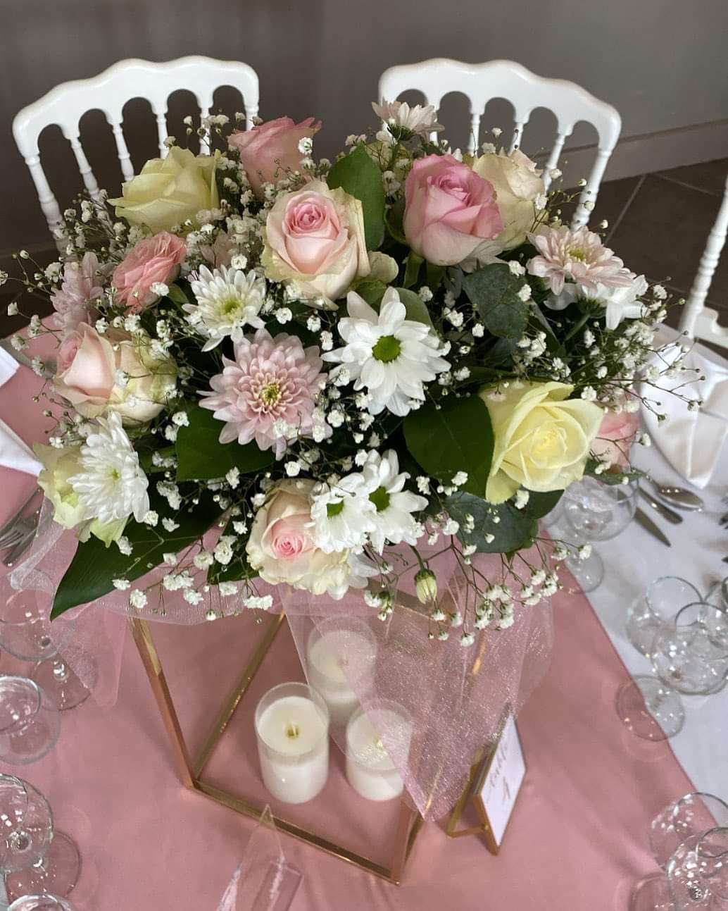 Bouquet Pastel Romantique